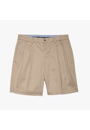 Shorts stretch con pince frontali - male Beige 32