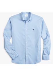 Camicia sportiva Milano slim fit in Oxford stretch non-iron, colletto button-down - male Azzurro L