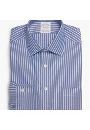 Soho Extra-slim Fit Non-iron Dress Shirt, Dobby, Ainsley Collar - Male Dress Shirts Cadet Blue Stripes 15