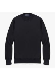 Maglione girocollo in cotone Supima - male Nero M