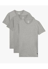T-shirt Grigie Screziate In Cotone Supima Girocollo (confezione Da 3) - Uomo Intimo Grigio S