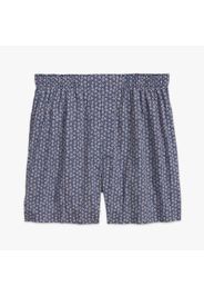 Boxer in panno di cotone con fantasia floreale mini - male Navy L