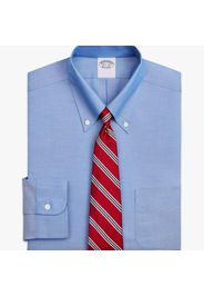 Camicia da smoking in cotone stretch Supima Oxford pinpoint non-iron con colletto button-down - male Blu 15