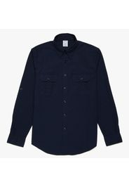 Camicia sportiva safari in tela - male Navy XXL