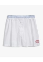 White Cotton Oxford-cloth Boxers - Uomo Intimo White M