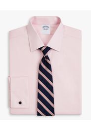 Camicia Non-iron Oxford Pinpoint In Cotone Supima Elasticizzato Rosa Chiaro Con Colletto Ainsley - Uomo Camicie Eleganti Rosa Pastello 17h