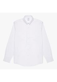 Camicia da smoking in cotone Supima non-iron con colletto button-down - male Bianco 18