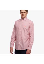 Regent Fit Non-Iron Spread Collar Dress Shirt - male Red 17