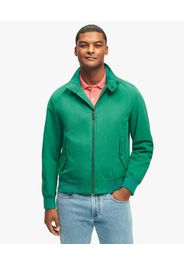 Green Harrignton Jacket In Cotton Blend - Uomo Capispalla Casual Green S