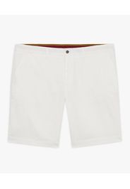 White Cotton Chino Shorts - Uomo Pantaloncini E Tuta White 32