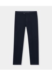 Slim Fit Cotton Chinos - Uomo Pantaloni Casual Navy 33