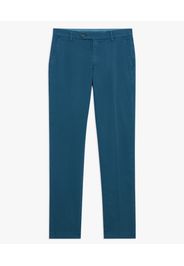 Teal Stretch Cotton Chinos - Uomo Pantaloni Casual Teal 34