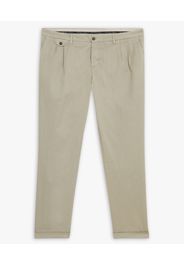 Khaki Cotton Chinos - Uomo Pantaloni Casual Khaki 36