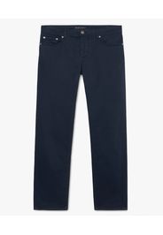 Navy-blue Stretch Cotton Five-pocket Pants - Uomo Pantaloni Casual Navy 38