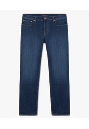 Blue Stretch Cotton Denim Jeans - Uomo Pantaloni Casual Blue 30