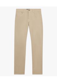 Beige Stretch Cotton Five-pocket Pants - Uomo Pantaloni Casual Beige 34