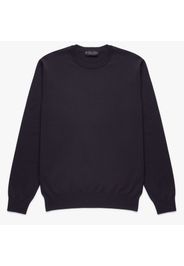 Pullover in cotone makò - male Blu navy S