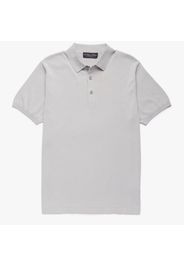 Camicia polo in cotone makò - male Grigio chiaro S