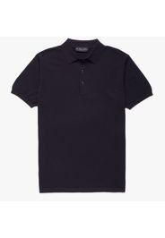 Camicia polo in cotone - male Blu navy S