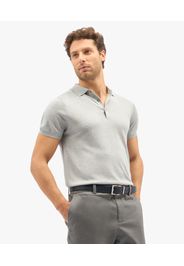 Light Grey Silk-cashmere Blend Polo Shirt - Uomo Maglieria Light Grey Xs