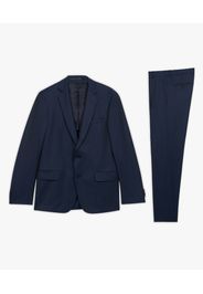 Navy Virgin Wool Suit - Uomo Abiti Navy 42