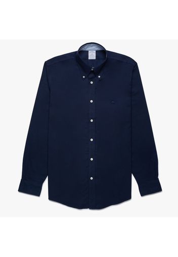 Camicia sportiva Regent regular fit in Oxford stretch non-iron, colletto button-down - male Blu navy L