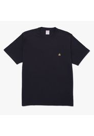 T-shirt con logo in cotone - male Navy L