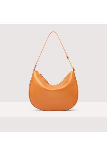 Priscilla Medium Borse Hobo PAPRIKA Pelle con grana