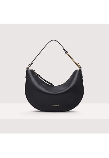 Priscilla Small Borse Hobo NOIR Pelle con grana