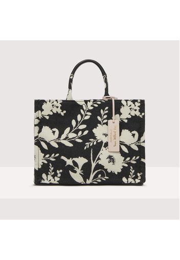 Never Without Bag Flower Jacquard Medium - Female  Mul.butter/noir Tu