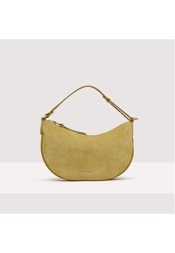 Priscilla Suede Droplet Small - Female Hobo Bags Citronella/citr Tu