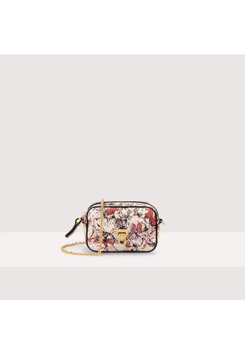 Beat Flower print Micro Portafogli & Piccola Pelletteria MUL.CREAMY PINK