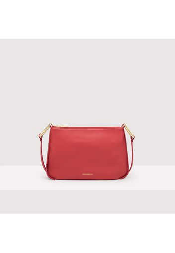 Magie Small Minibag CRANBERRY Pelle con grana