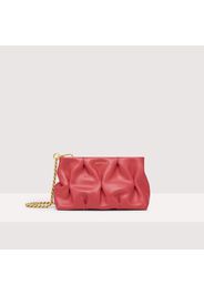 Ophelie Goodie Mini Clutch CRANBERRY Pellame liscio conciato con speciali grassi che lo rendono morbido al tatto. Nonostante l'aspetto setoso si tratta di un pellame resistente agli agenti atmosferici grazie all'utilizzo di resine che rendono la pelle leg