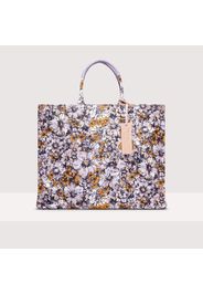 Never Without Bag Flower Print Large Borse a Mano MULTI.LAVENDER