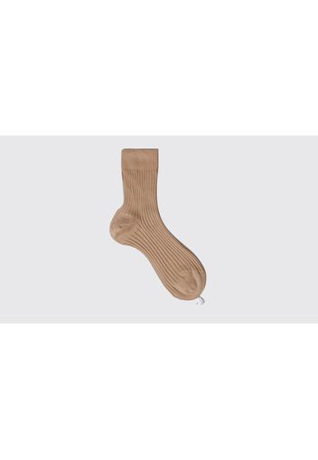 Calze Beige Cotton Ankle Socks Cotone