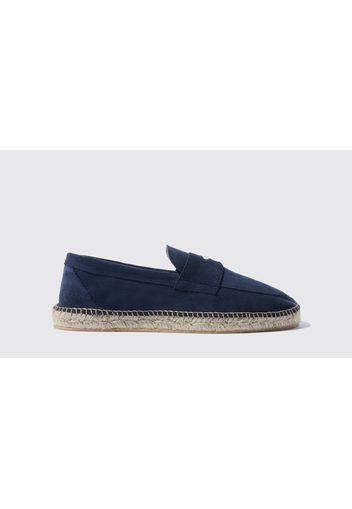 Espadrillas Diego Blue Suede Camoscio