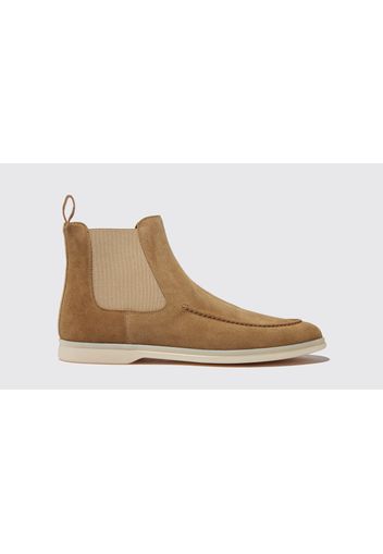 Chelsea Boots Eugenio Beige Scamosciato Camoscio