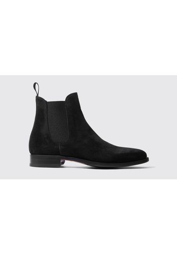 Chelsea Boots Giancarlo Nero Scamosciato Camoscio