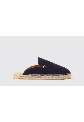 Espadrillas Manuel Blue Suede Camoscio