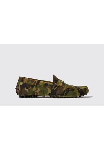 Mocassini Michael Camo Suede Camoscio