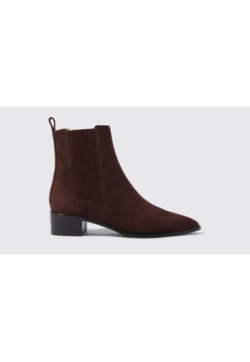 Chelsea Boots Olivia Marrone Scamosciata Camoscio