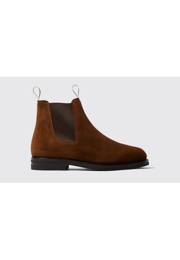 Chelsea Boots William III Tobacco Suede Suede Leather