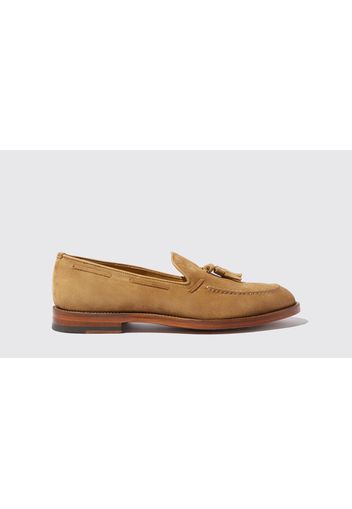 Mocassini William Tan Suede Suede Leather