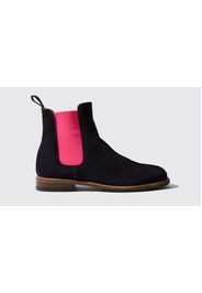 Chelsea Boots Bruna Blu Camoscio