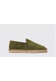 Espadrillas Diego Green Suede Camoscio