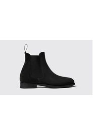 Chelsea Boots Elena Nera Scamosciata Suede Leather