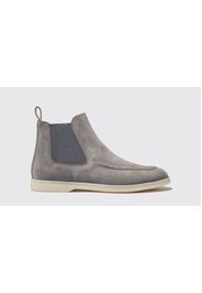 Chelsea Boots Eugenia Grigia Scamosciata Camoscio