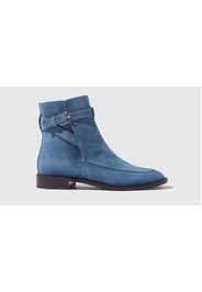 Jodhpur boots Kelly Blue Suede Camoscio