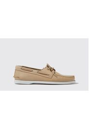 Scarpe da Barca Orlando Beige Nubuck Nabuk